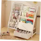 Kids Bookshelf Stuffed Animal Toy Storage Organizer - Book Shelf for Kids