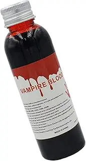 1/2fl oz Fake Blood for Costumes - Faux or Coagulated Blood for Theater Drama Costume,Halloween Prop Decor Dress Up Makeup as Zombies, Vampires, Buniq