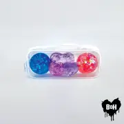 5pc Sensory Fidget Set - Squishy Hearts & Crunchy Balls