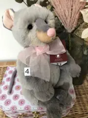 Houdini 4 Charlie Bears Plush Bearhouse Collection Soft Toy Mouse