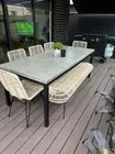 Contemporary 8 Seater Concrete Dining Table