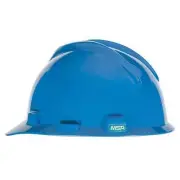 Msa Safety Hard Hat,Type 1, Class E,Pinlock,Blue 466355 Msa Safety 466355 Blue