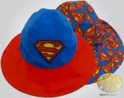 New Dc Comics Superman Reversible Childs Bucket Hat Cap