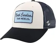 ZHATS Standard NCAA Officially Licensed Snapback Hat Big Rig Patch Navy White Brick
