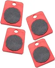 LIFKOME 4pcs Heavy Furniture Sliders with Wheels Pads for Beds Tables Refrigerators and Pianos Moving Tools for Carpet and Hard Floors Convenient Furniture Moving