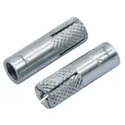 1/4" x 1" Drop-in Anchor Zinc-Plated Carbon Steel Expansion Sleeve Screw Bolts
