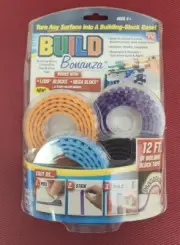 Build Bonanza Block Peel and Stick Tape Building For Mega Blocks 12 FT NEW