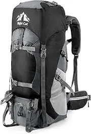 Night Cat Hiking Backpack 40L 70L 90L Backpack Trekking Backpack Travel Backpack Men Women Breathable for Camping Trekking Mountainering Climbing Bicycle Travel