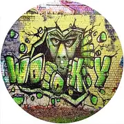 Slipmat Slip Mat Scratch Pad Felt for Any 12" LP DJ Vinyl Turntable Record Player Custom Graphical - Graffiti 12