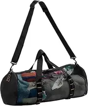 Mesh Duffle Bag | Waterproof Gym Bag | Foldable Travel Duffle for Scuba Diving | Snorkeling Equipment Carry Bag for Snorkeling, Swimming, Diving and Beach Activities