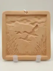 AMACO Cotton Press 1995 Vintage Press Cookie Mold "Ducks In Flight" Mold