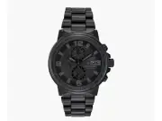 Citizen Eco-Drive Nighthawk Mens Black ION Watch CA0295-58E