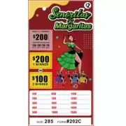 NEW pull tickets Senoritas & Margaritas - Seal Cards, Holder Tabs