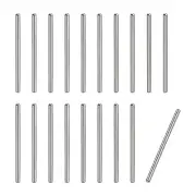1x18mm Dowel Pins, 20pcs Round Head Flat Chamfered End Dowel Pin