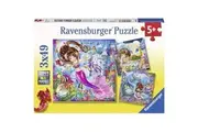 Ravensburger - Charming Mermaids Jigsaw Puzzle 3x49 Pieces