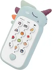 Ipetboom Rich Educational Content Baby Phone Toy Mini Phone Toy Musics Sounds for Adorable Baby's Playtime