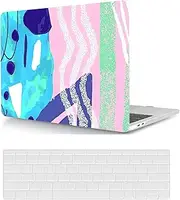Laptop Hard Shell Case Compatible with MacBook Pro 14 inch 2021/2023 Release Model M1 A2442/A2779 M2 Pro/Max Chip, Plastic Protective Hard Shell Case Cover & Keyboard Cover, Colorful Graffiti