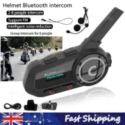 Bluetooth 5.1 Motorcycle Helmet Bluetooth Intercom Headset Noise Reduction / FM