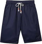 [Generic] Washed Fashion Shorts Pants Summer Men's Beach Casual Pants Cropped Men's Pants Quick Board