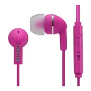 Moki Noise Isolation Earbuds with In-Line Mic/Control - Pink [ACC HCBMP]