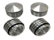 Triumph T120 Pre Unit Rocker Box Caps Billet Alloy