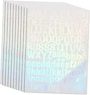 CANIGHT 10 Sheets Self Adhesive Alphabet Stickers Alphabet Letter Stickers Permanent Vinyl Large Decorative Custom Vinyl Decals Removable Numbers Custom Letter Decoration