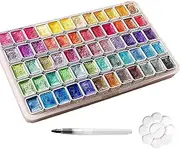 Glitter Eyeshadow Palette - Color Glitter Shimmer Eyeshadow Makeup Palette | Colors Ultra Secret Eyemakeup Palettes | 60-Color Pearl & Shine Art Range| Portable Decorative Set for Nails & Projects