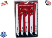 WARRIOR 6 in. 9 in. General Purpose Bi-Metal Reciprocating Saw Blade Set 15 Pc