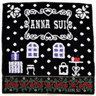 日本原裝 ANNA SUI 安娜蘇 全新正品 棉100% 刺繡 毛巾 手帕 小方巾 方巾 特價 多款 現貨