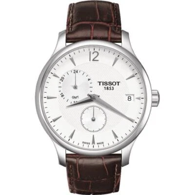 Tissot Tradition GMT White Dial Men's Watch T063.639.16.037.00