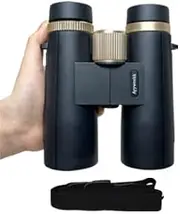 10×42 HD Binoculars for Adults with BAK4 Prism Hunting Binoculars for Outdoor Adventures Hunting Stargazing Traveling and Bird Watching