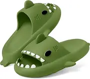 KVbabby Kids Shark Slides Boys Girls Toddlers Cloud Shower Slippers Cute Cartoon Open Toe Sandals Cushioned Thick Sole Beach Pool Shoes