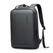 NNEOBA Streamlined Black Minimalist Hard Shell Laptop Backpack