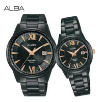 在飛比找PChome24h購物優惠-ALBA 雅柏 經典羅馬大三針對錶/黑 (VJ42-X326