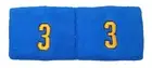 New Orleans Hornets Chris Paul 3 Wrist Sweatbands By Adidas - Osfa