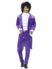 Smiffys Purple Musician Costume, XL