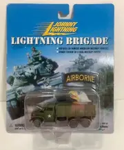 Johnny Lightning Lightning Brigade GMC 6x6 Truck with Military Patch Sticker NEW