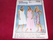 BURDA #8049 - LADIES FULL FIGURE ( 3 STYLE ) SUMMER DRESS PATTERN 16-28 FF