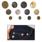 Solid Brass Hat Rivets Chicago Stud Flat Head for Jeans DIY Craft Project 100pcs