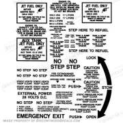 Fits Beechcraft Diamond 400 Exterior Decal Kit Placards Exterior 3M Vinyl Labels