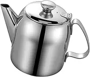 Stainless Steel Teapot Ice Water Carafe Teaware Summer Beverage Container Modern Stovetop Teapot Iced Tea Jug for Camping, XL