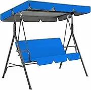 Waterproof Awning Game for Outdoor Swings, Oxford 210d Fabric, Resistant to UV Rays, Adapts to 2/3 Seats Swing Chairs, Includes Awning and Cushion Case