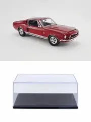DIECAST CAR W/DISPLAY CASE 1968 FORD MUSTANG SHELBY GT500 A1801849 1/18