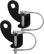 Nurdo Bike Trailer Hitch Bicycle Stainless Steel 12.2MM-Hitch Coupler Black&White