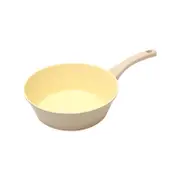 Giorno Felice 28cm Beige IH Wok Pan Ceramic Non-Stick Stir Frypan Induction