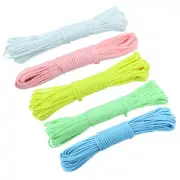5 Pcs Glow The Dark Parachute Cord Glow The Dark Tent Rope Bungee Dock Line