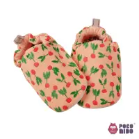 在飛比找momo購物網優惠-【POCONIDO】英國手工嬰兒鞋(櫻桃蘿蔔)