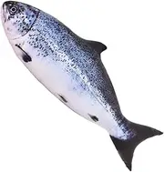 OPHRBU 24 Inch Simulation Fish Plush Toy Pillow Soft Fish Cushion Pillow Stuffed Animal Toy for Cat Pets or Kids Birthday Gifts