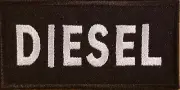 DIESEL Patch W/ Hook & Loop Fastener Tactical Military Black #8