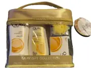 Olay Ultra Moisture Shea Butter, In Shower Lotion, Body Bar, Puff Gift W/Case